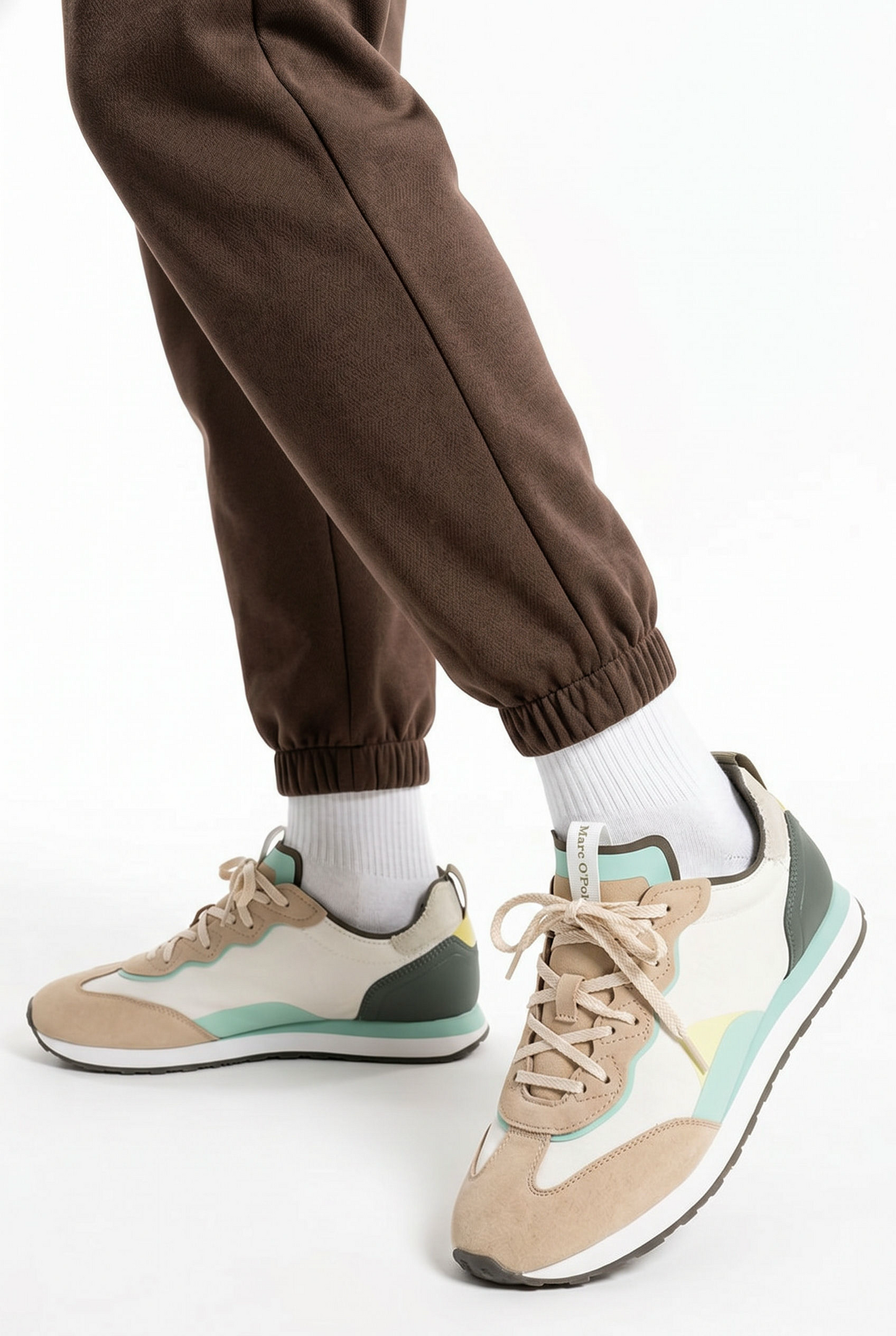 Marc O’Polo Women’s Color-Blocked Suede & Canvas Casual Sneaker EU Size: 41